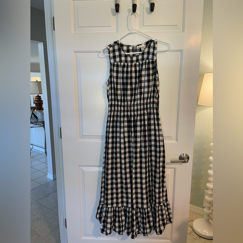 Black and White Checkered Dress